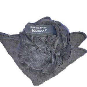 ECO TOOLS Charcoal Bath Sponge, Loofah and Washcloth GIFT SET